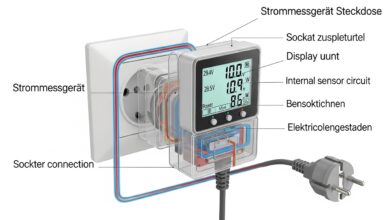 Wie funktioniert ein Strommessgeraet Steckdose