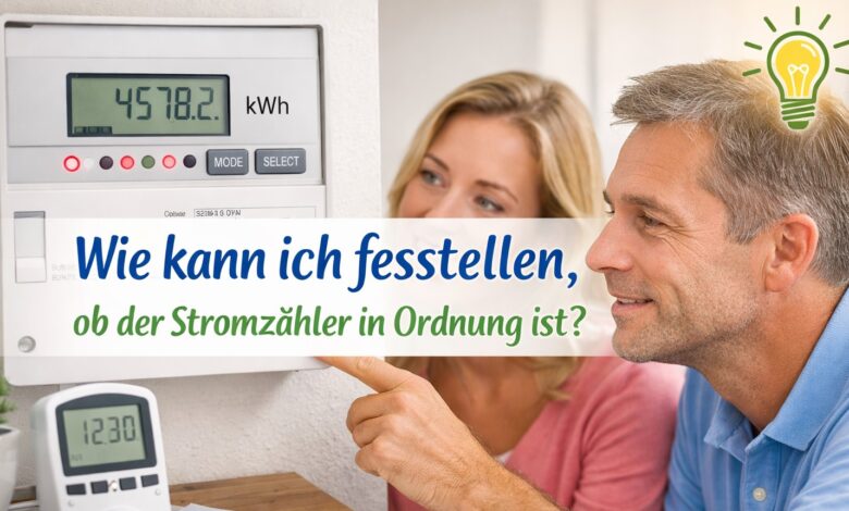 Wie kann ich feststellen ob der Stromzähler in Ordnung ist