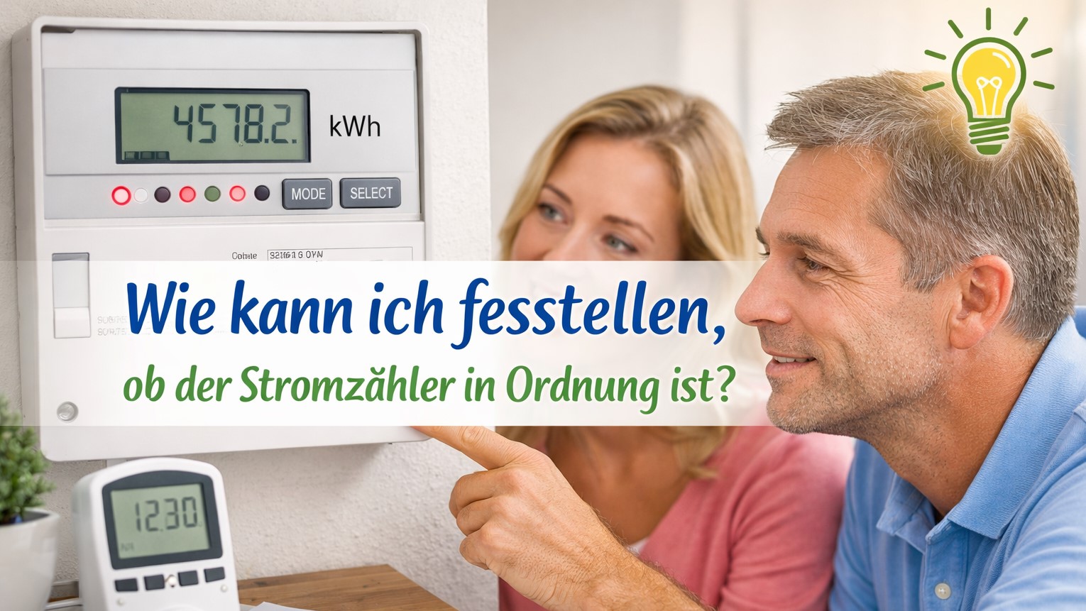 Wie kann ich feststellen, ob der Stromzähler in Ordnung ist?