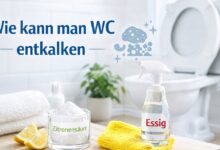 Wie kann man WC entkalken