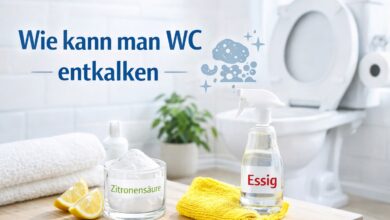Wie kann man WC entkalken