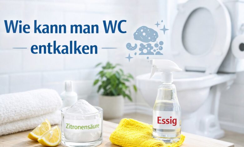 Wie kann man WC entkalken [Bild mit Hilfe von KI erstellt]