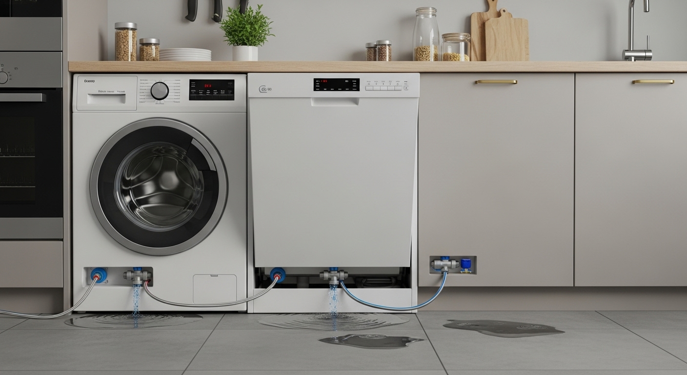 Zahlt die Hausratversicherung wenn Waschmaschine oder Spülmaschine ohne Aquastop undicht wird