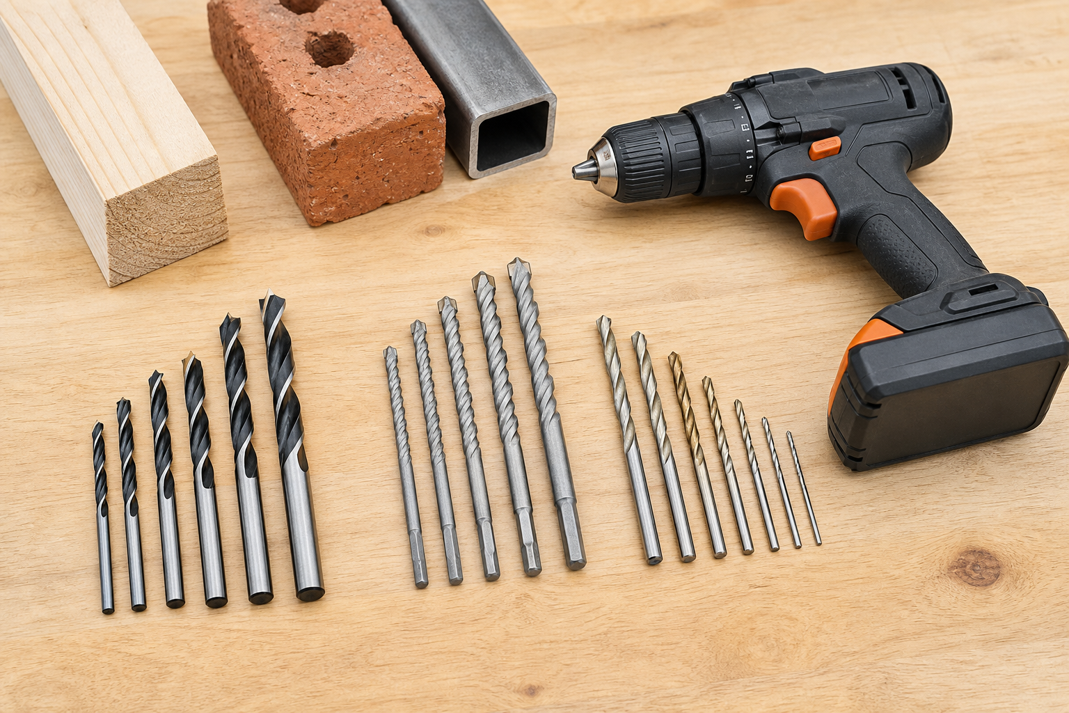 Makita: Welche Bohrer für Makita am besten von und für Makita verwenden [Bild mit Hilfe von KI erstellt]