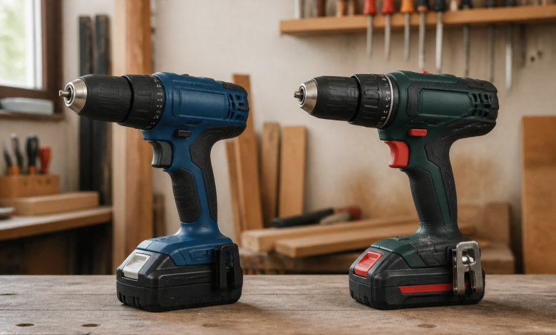 Bosch vs. Parkside von Lidl – Akkuschrauber Vergleich – [Bild mit Hilfe von KI erstellt]