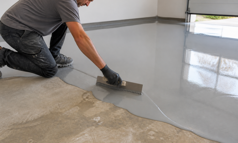 Epoxidharz Bodenbelag – auftragen und verarbeiten – [Bild mit Hilfe von KI erstellt]