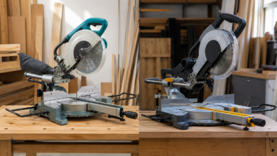 Festool gegen Metabo – Der Kappsägen Vergleich – [Bild mit Hilfe von KI erstellt]