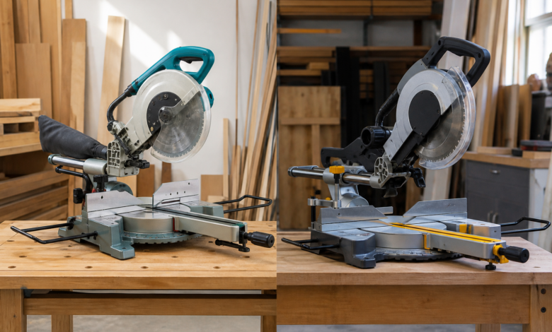 Festool gegen Metabo – Der Kappsägen Vergleich – [Bild mit Hilfe von KI erstellt]