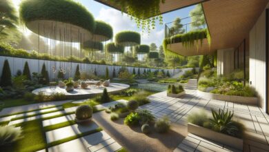Keramikverbundwerkstoffe für Garten und Terrasse [Bild mit Hilfe von KI erstellt]