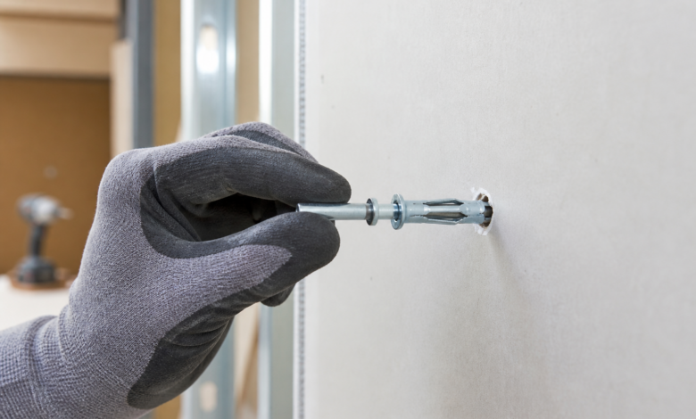 Metalldübel für Rigips als Hohlraumdübel – [Bild mit Hilfe von KI erstellt]
