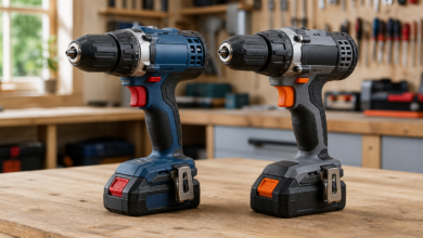 Milwaukee gegen Hilti – 18V Akkuschrauber Vergleich – [Bild mit Hilfe von KI erstellt]