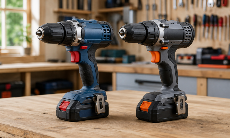 Milwaukee gegen Hilti – 18V Akkuschrauber Vergleich – [Bild mit Hilfe von KI erstellt]