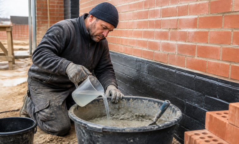 Der Mörtel-Geheimtipp: Die eine Zutat, die Ihren Mörtel sofort wasserdicht macht – Profis nutzen sie längst. – [Bild mit Hilfe von KI erstellt]