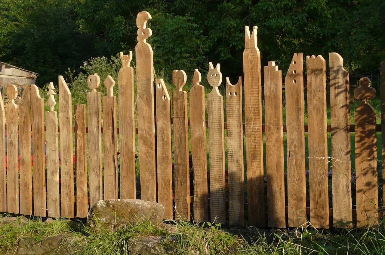Sichtschutzelemente aus Holz