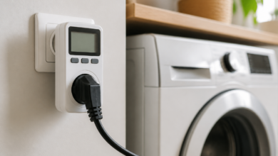 Stromverbrauchsmesser – Energiekosten genau erfassen und messen – [Bild mit Hilfe von KI erstellt]