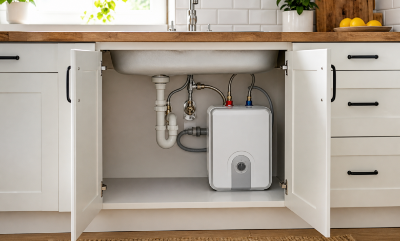 Die 6 besten Untertischboiler 10 Liter zur Warmwasserbereitung – [Bild mit Hilfe von KI erstellt]