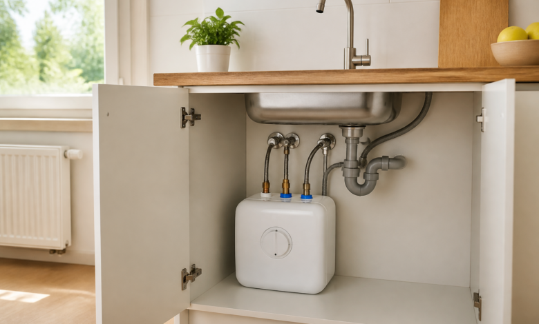 Die 7 beliebtesten Untertischboiler drucklos 5 Liter zur Warmwasserbereitung – [Bild mit Hilfe von KI erstellt]