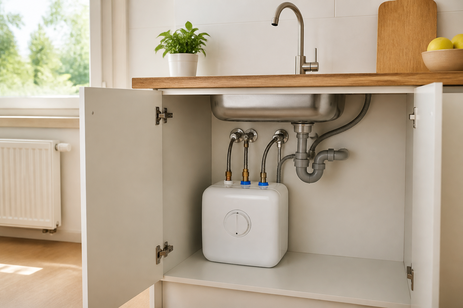 Die 7 beliebtesten Untertischboiler drucklos 5 Liter zur Warmwasserbereitung [Bild mit Hilfe von KI erstellt]