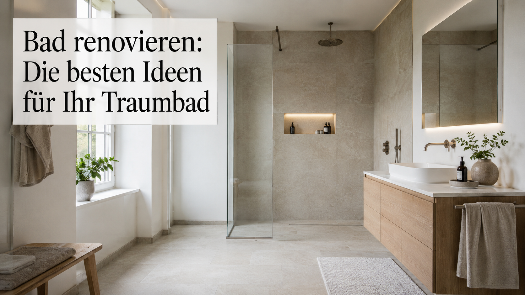Bad renovieren: Die besten Ideen für Ihr Traumbad